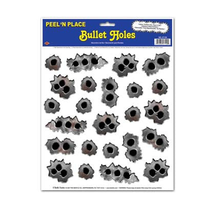Bullet Holes (Peel and Place)