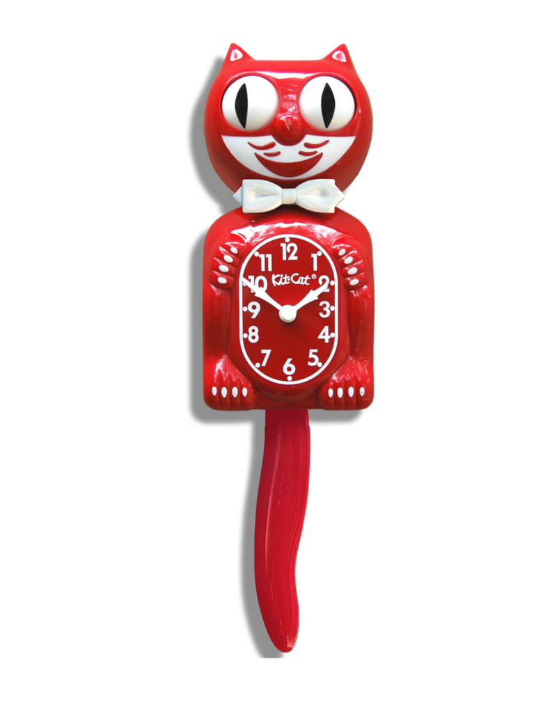 Kit-Cat Clock Scarlet