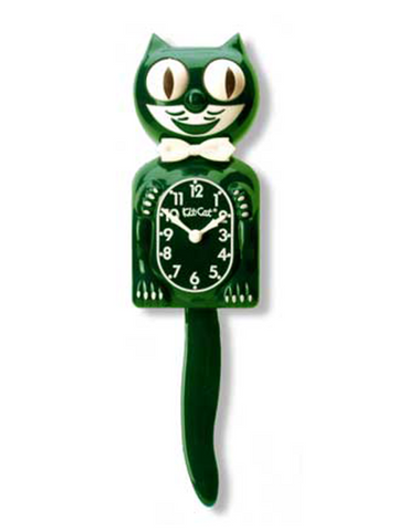 Kit-Cat Clock (Gentleman Full Size) Hunter Green