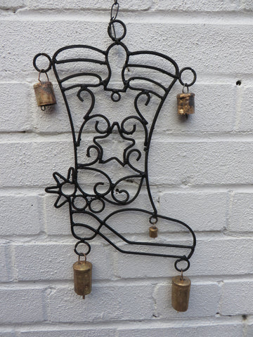 Cowboy Boot Wind Chime