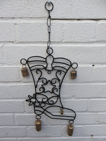 Cowboy Boot Wind Chime