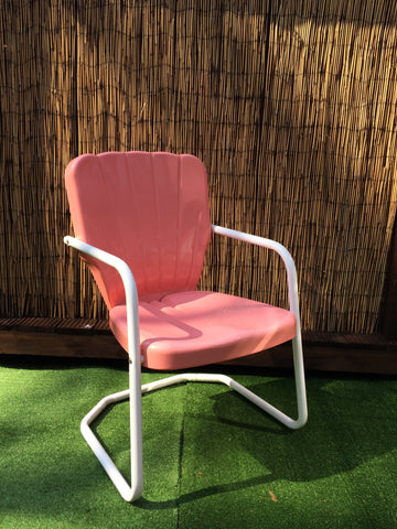 1956 Thunderbird Lawn Chair Coral