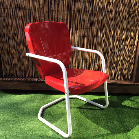 1956 Thunderbird Lawn Chair Red