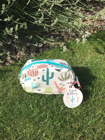 'Love' Cactus Cosmetic Bag