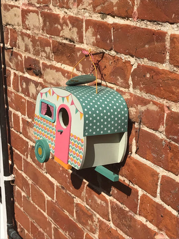 Retro Caravan (Trailer) Birdhouse