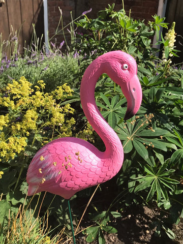 pink flamingo plastic flamingo all pink flamingo garden yard decor 