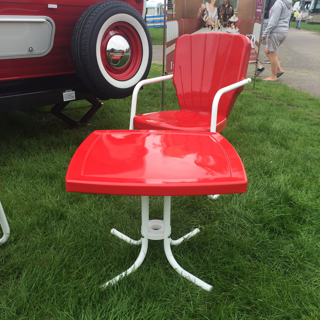 Patio Square Side Table 1950's 