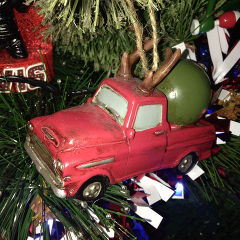 Apache 10 Fleetside Pick Up Truck Christmas Decoration Bauble
