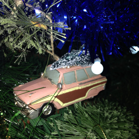 Station Wagon Christmas Tree Decoration