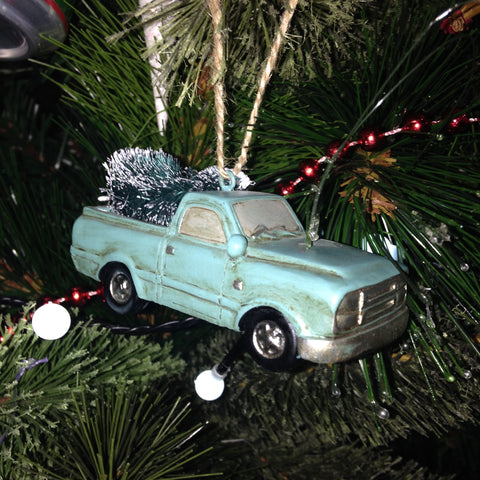 American Pick Up Truck Christmas Tree Decoration
