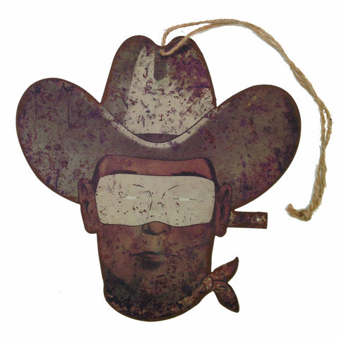 Masked Cowboy Sign