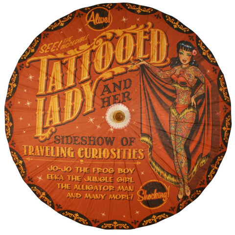 Paper Parasol Tattooed Lady