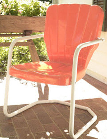 1956 Thunderbird Lawn Chair Coral
