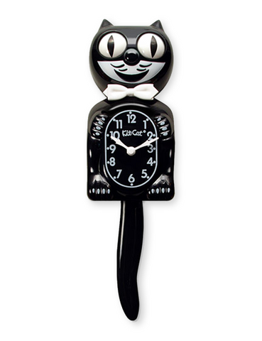 Kit-Cat Clock (Full Size Gentleman) Black