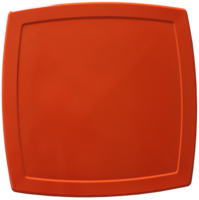 Square Side Table Red